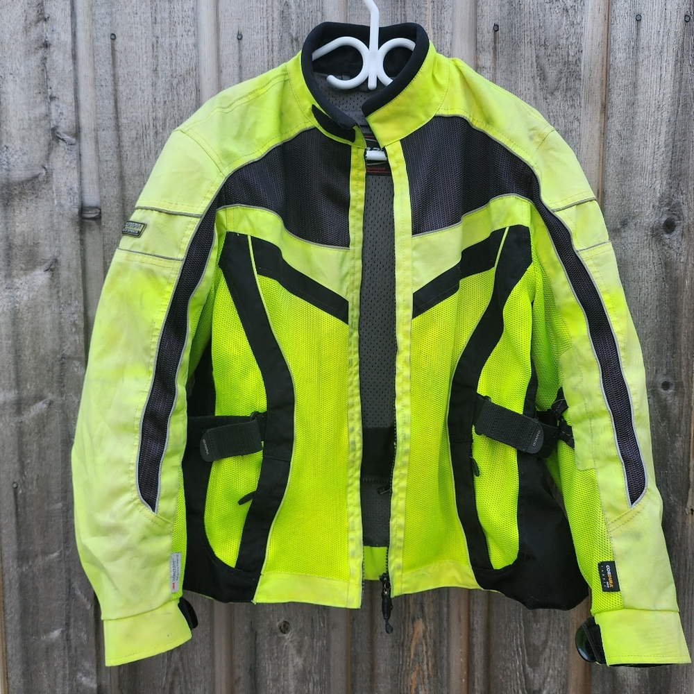 OLYMPIA Vented Motorcyle Jacket~L